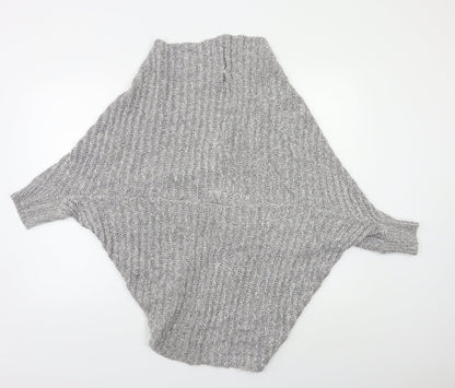 Womens UK Size S Oasis Grey Cardigan Jumper
