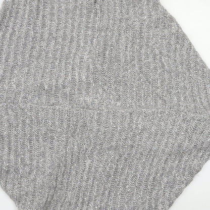 Womens UK Size S Oasis Grey Cardigan Jumper