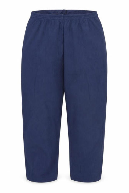Womens UK Size L Preworn Regular Fit  Blue Trousers