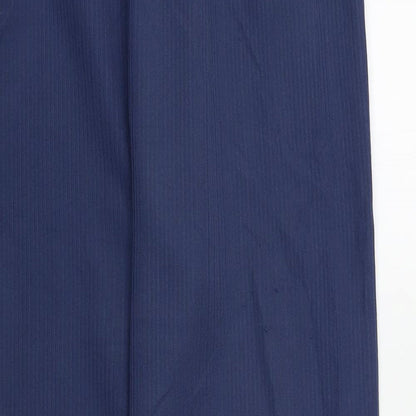 Womens UK Size L Preworn Regular Fit  Blue Trousers