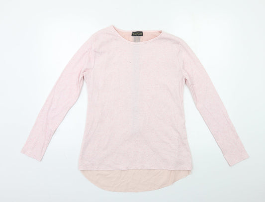 Ayanapa Womens Pink   Pullover Jumper Size M
