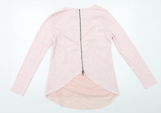 Ayanapa Womens Pink   Pullover Jumper Size M