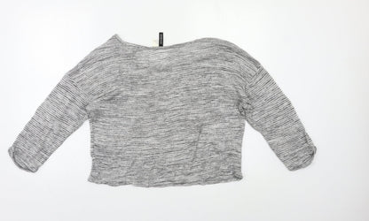 Womens UK Size S H&M Grey Pullover Jumper