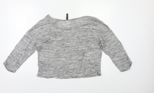 Womens UK Size S H&M Grey Pullover Jumper