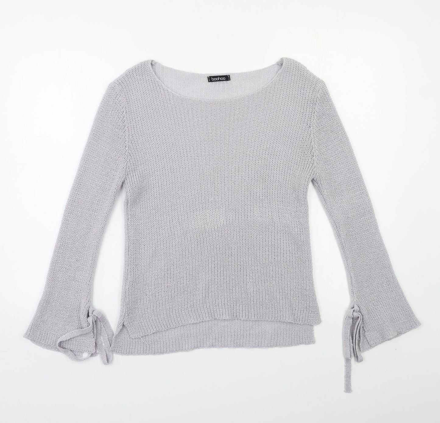 Boohoo Womens Grey   Pullover Jumper Size S