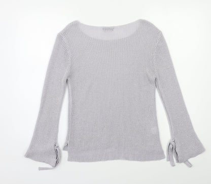 Boohoo Womens Grey   Pullover Jumper Size S