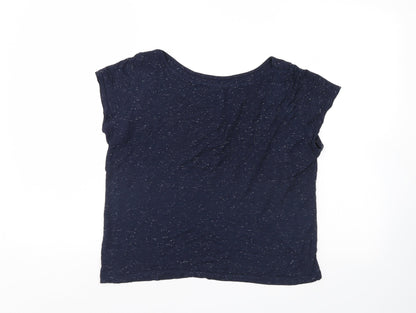 Womens UK Size 6 Atmosphere Blue Basic T-Shirt