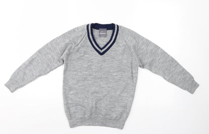 Rowlinson Boys Grey   Pullover Jumper