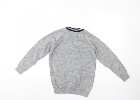 Rowlinson Boys Grey   Pullover Jumper