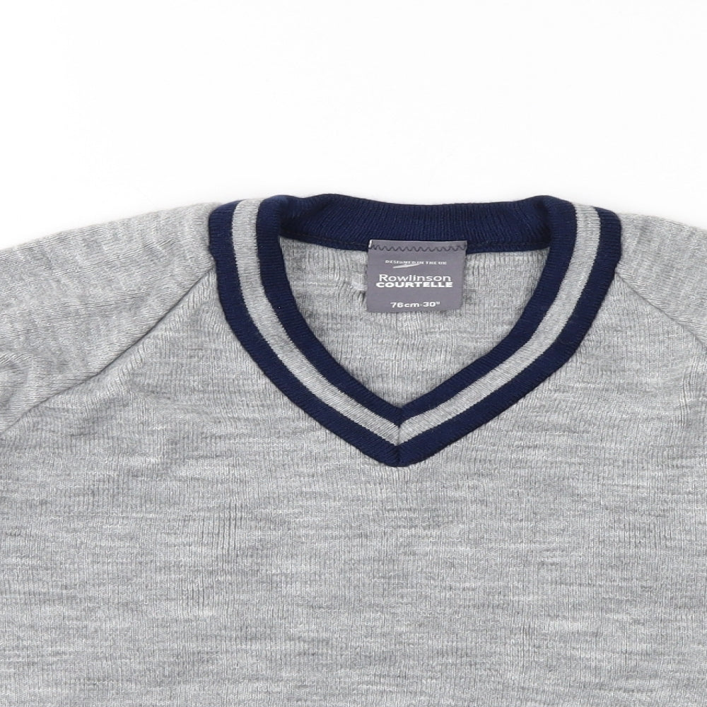 Rowlinson Boys Grey   Pullover Jumper