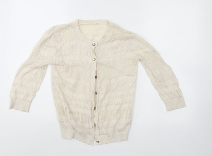 Atmosphere Womens White   Cardigan Jumper Size 10