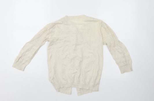 Atmosphere Womens White   Cardigan Jumper Size 10