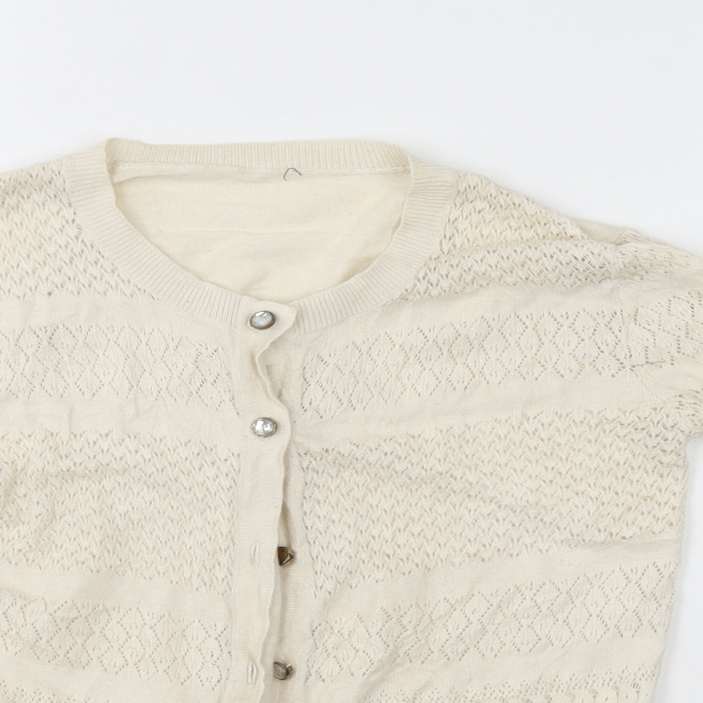 Atmosphere Womens White   Cardigan Jumper Size 10