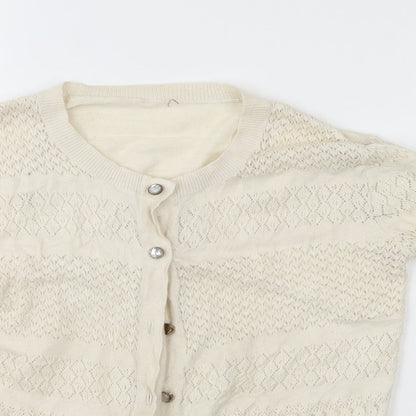 Atmosphere Womens White   Cardigan Jumper Size 10