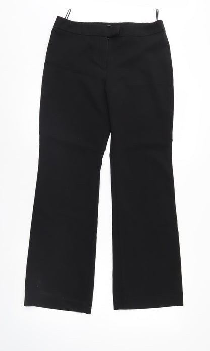 TU Womens Black   Trousers  Size 10 L28 in