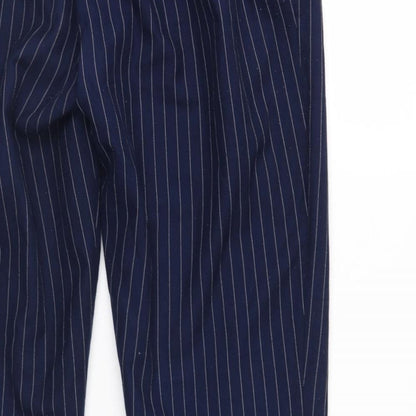 SheIn Womens Blue Striped  Trousers  Size M L25 in
