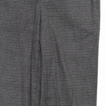 Benneton Womens Grey Herringbone  Trousers  Size 10 L26 in