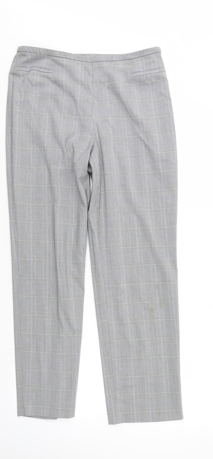 Womens UK Size 12 Marks and Spencer Regular Fit  Grey Trousers