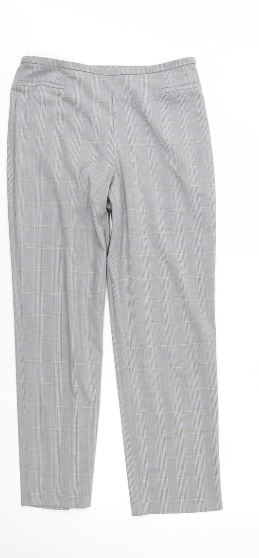 Womens UK Size 12 Marks and Spencer Regular Fit  Grey Trousers