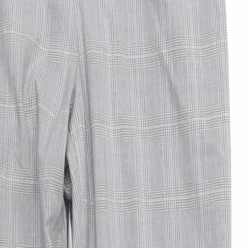 Womens UK Size 12 Marks and Spencer Regular Fit  Grey Trousers