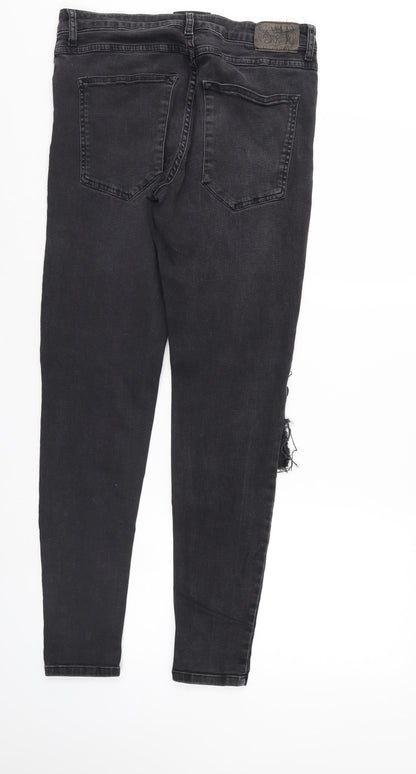 Kings Will Dream Womens Black  Denim Tapered Jeans Size 6 L29 in