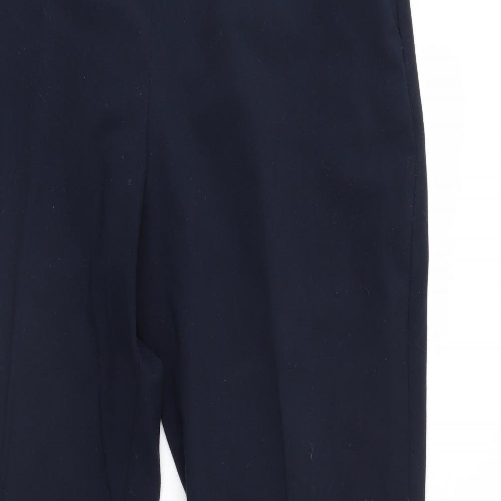 Womens UK Size 14 M&S Regular Fit  Blue Trousers