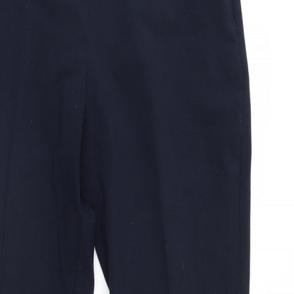 Womens UK Size 14 M&S Regular Fit  Blue Trousers