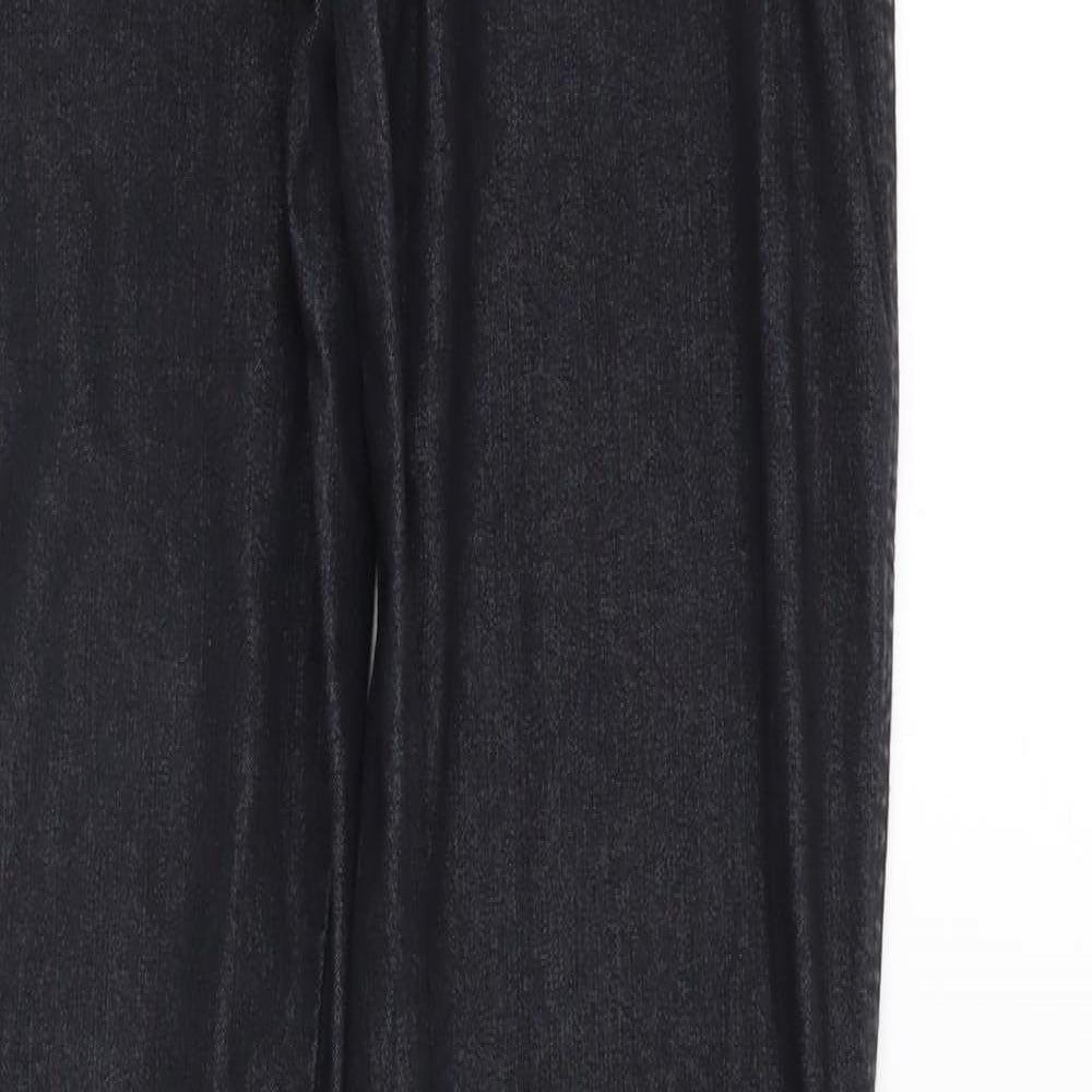 Denim & Co. Womens Black  Denim Straight Jeans Size 10 L32 in - elastic waist