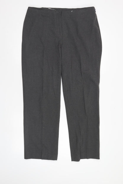 Steilmann Womens Grey   Trousers  Size 18 L28 in