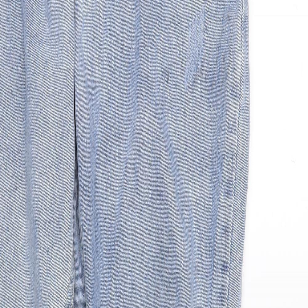 Womens UK Size 10 The Rockn Rev Regular Fit Straight Blue Jeans