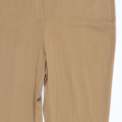 Womens UK Size 20 M&S Regular Fit  Brown Trousers