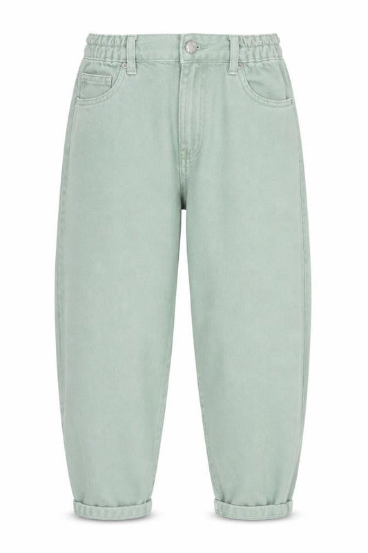 Womens UK Size 4 Bershka Regular Fit Straight Green Jeans