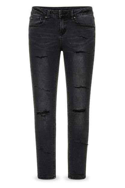 Womens UK Size 10 New Look Regular Fit Skinny Black Jeans