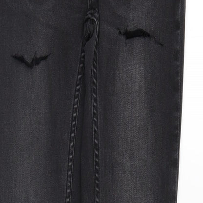 New Look Womens Black  Denim Skinny Jeans Size 10 L31 in