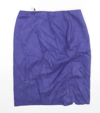Kaliko Womens Purple   Straight & Pencil Skirt Size 12