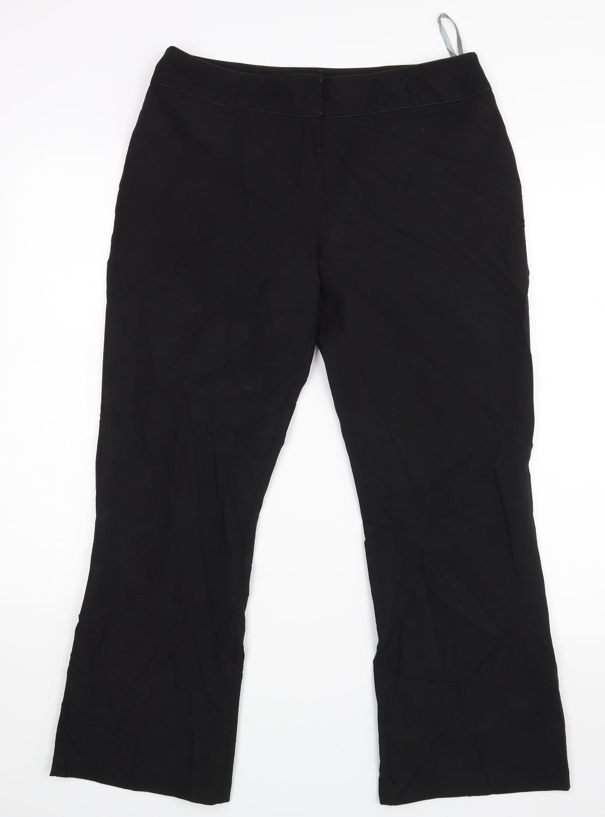 Womens UK Size 12 Dorothy Perkins Regular Fit  Black Trousers
