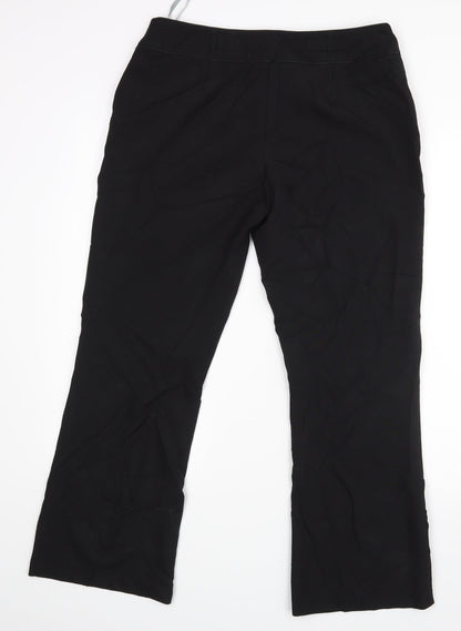 Womens UK Size 12 Dorothy Perkins Regular Fit  Black Trousers