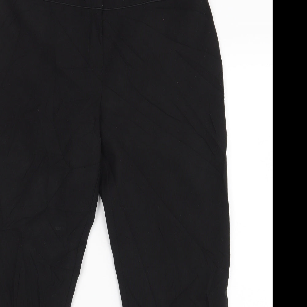 Womens UK Size 12 Dorothy Perkins Regular Fit  Black Trousers