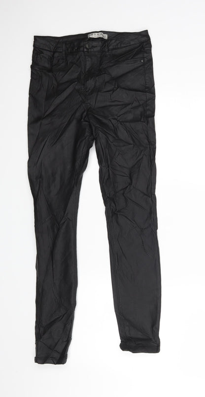 Denimco Womens Black   Trousers  Size 12 L27 in