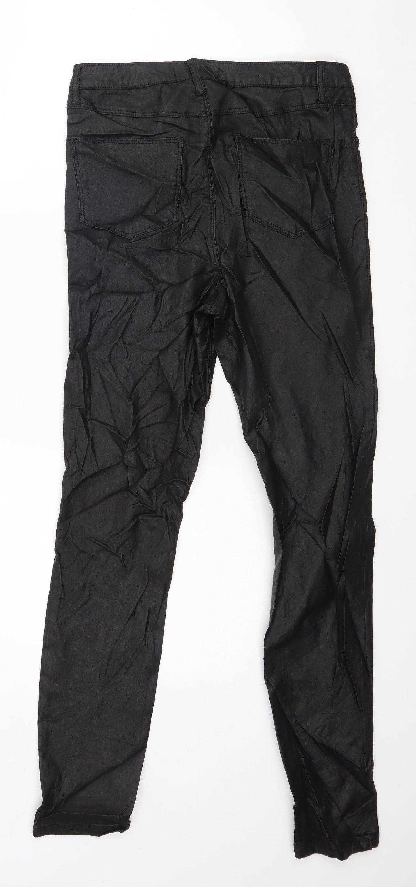 Denimco Womens Black   Trousers  Size 12 L27 in