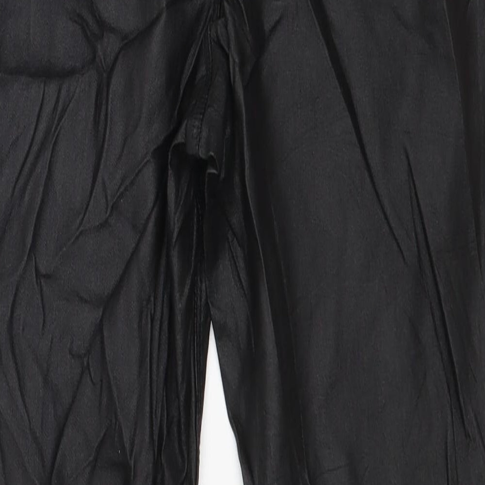 Denimco Womens Black   Trousers  Size 12 L27 in