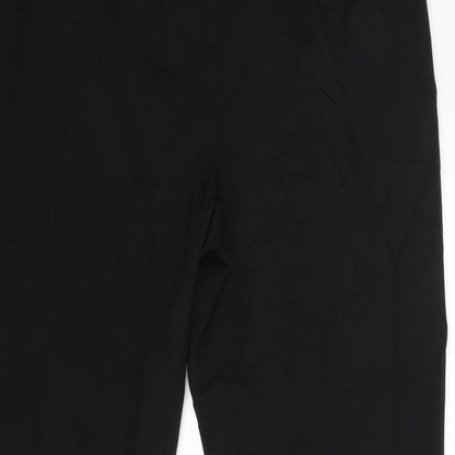 Womens UK Size 14 Papaya Regular Fit  Black Trousers