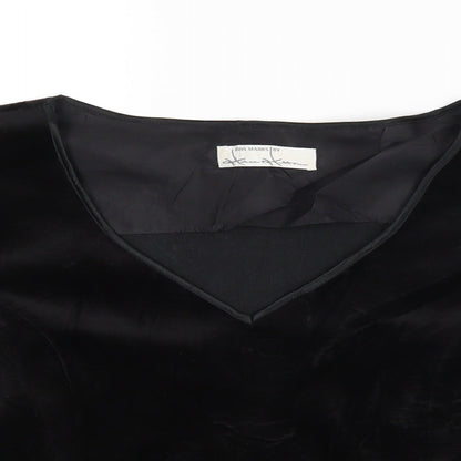 John Marks Womens Black   Basic Blouse Size 16