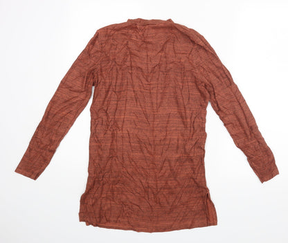 Womens UK Size 14 New Look Brown Basic Blouse