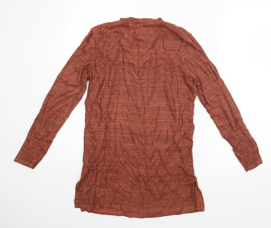 Womens UK Size 14 New Look Brown Basic Blouse