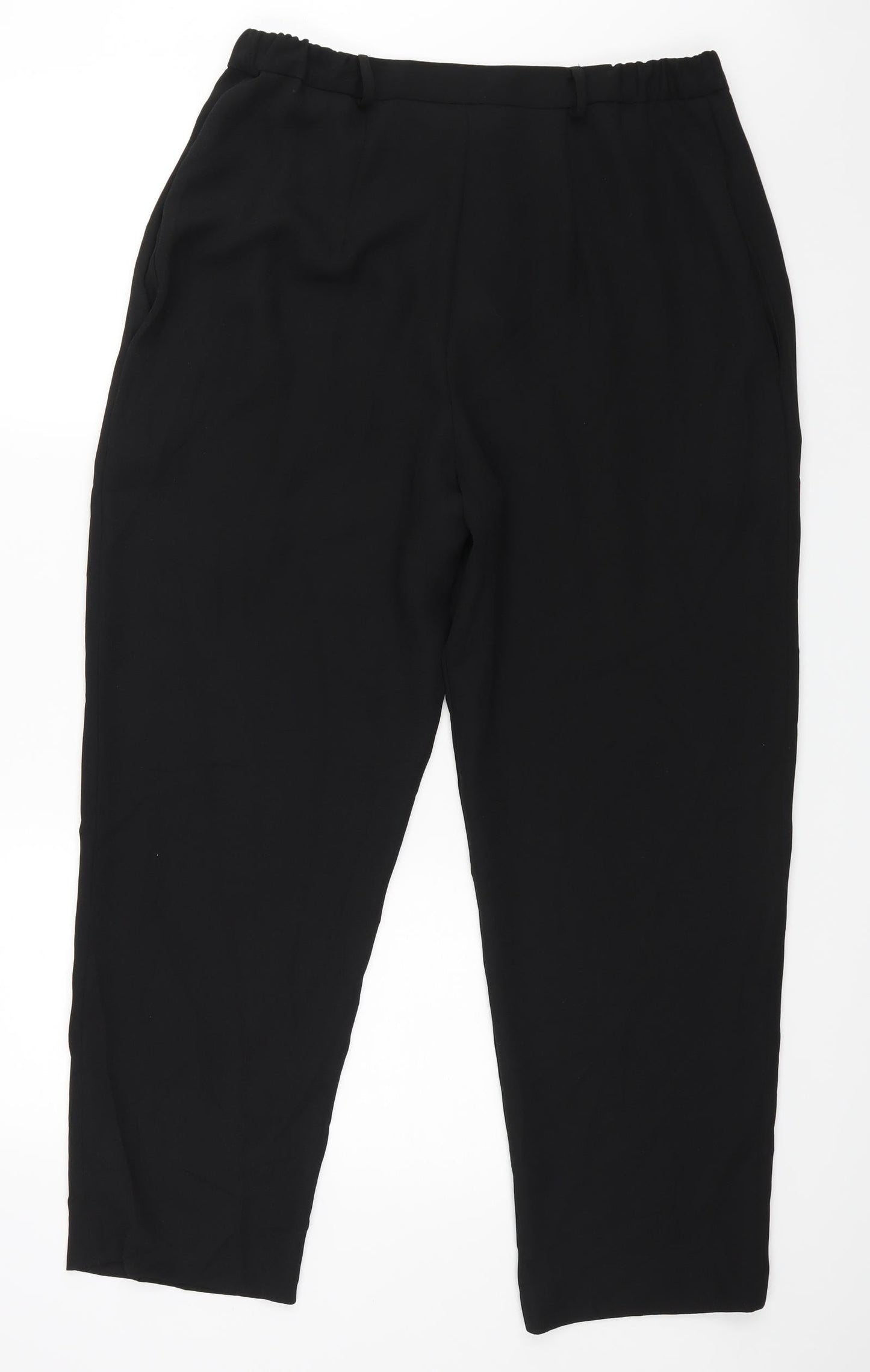 Double TWO Womens Black   Dress Pants Trousers Size 16 L25 in