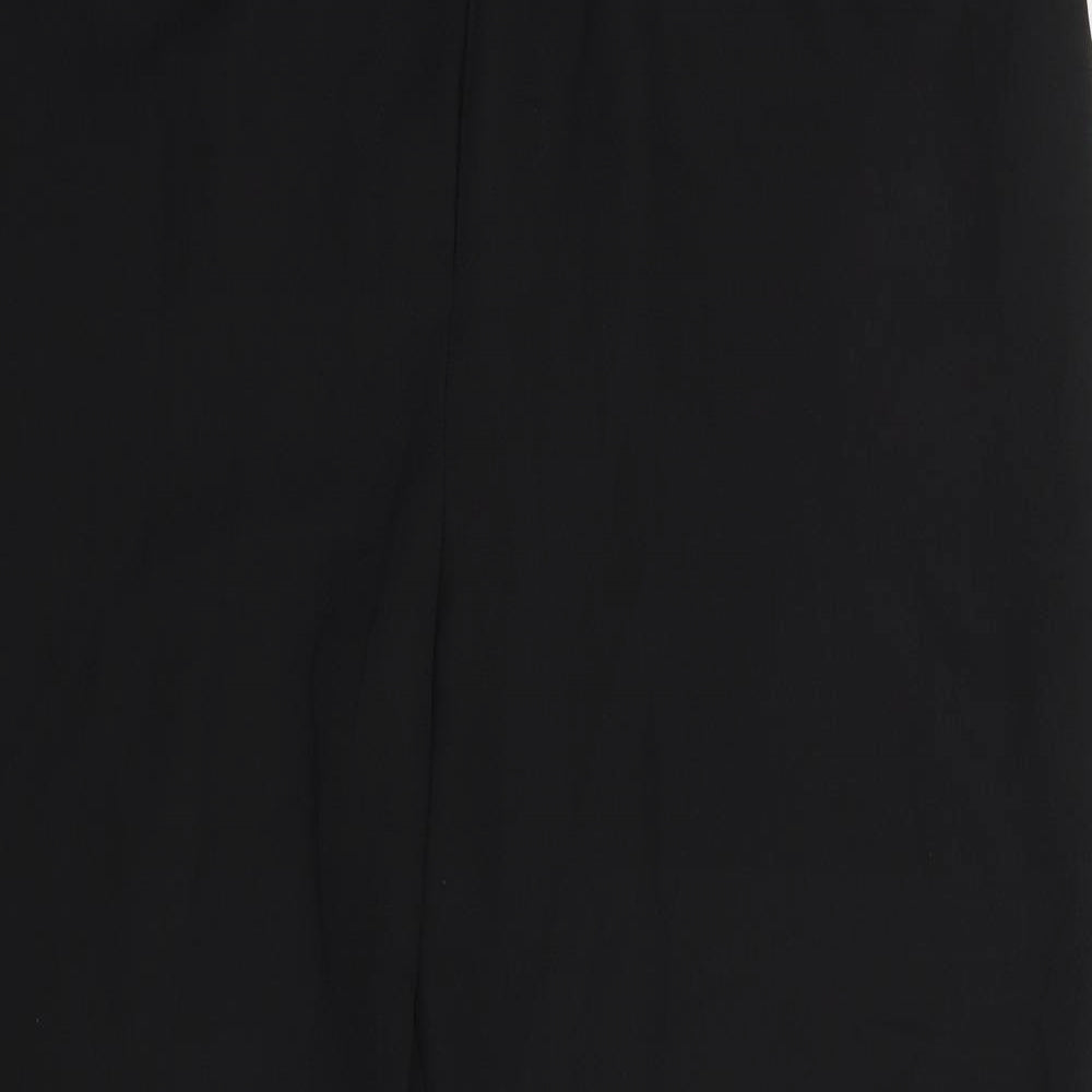 Double TWO Womens Black   Dress Pants Trousers Size 16 L25 in
