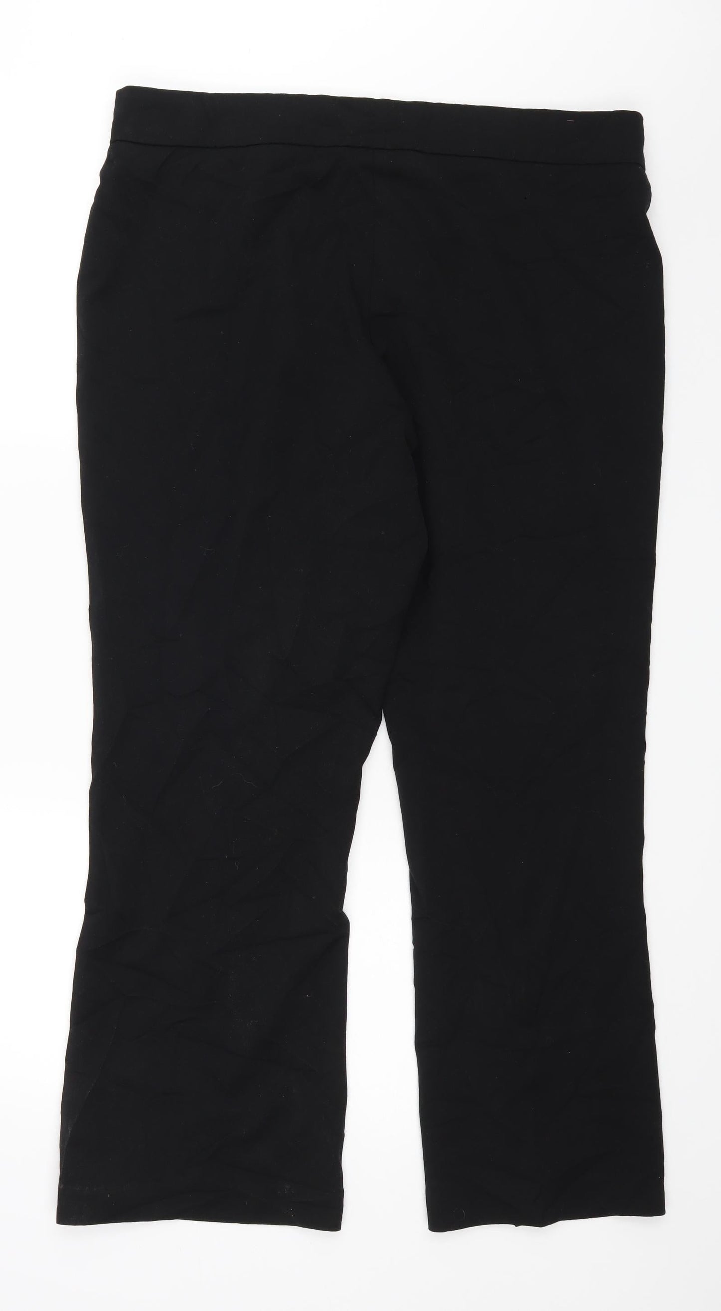 Avenue Womens Black   Trousers  Size 16 L27 in