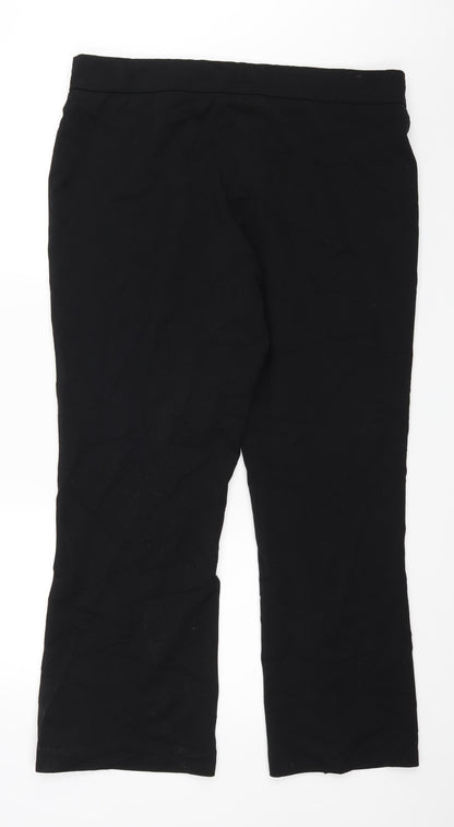 Avenue Womens Black   Trousers  Size 16 L27 in