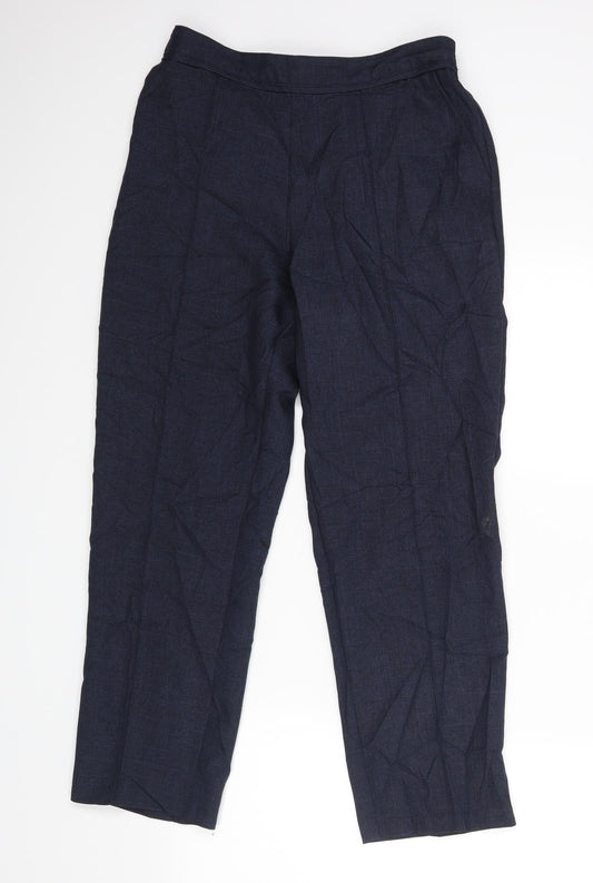 m&s Womens Blue   Trousers  Size 10 L26 in